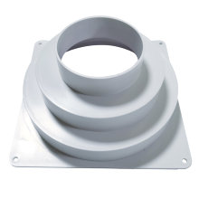 Murflange 175 x 175 mm - 80-125-160 mm